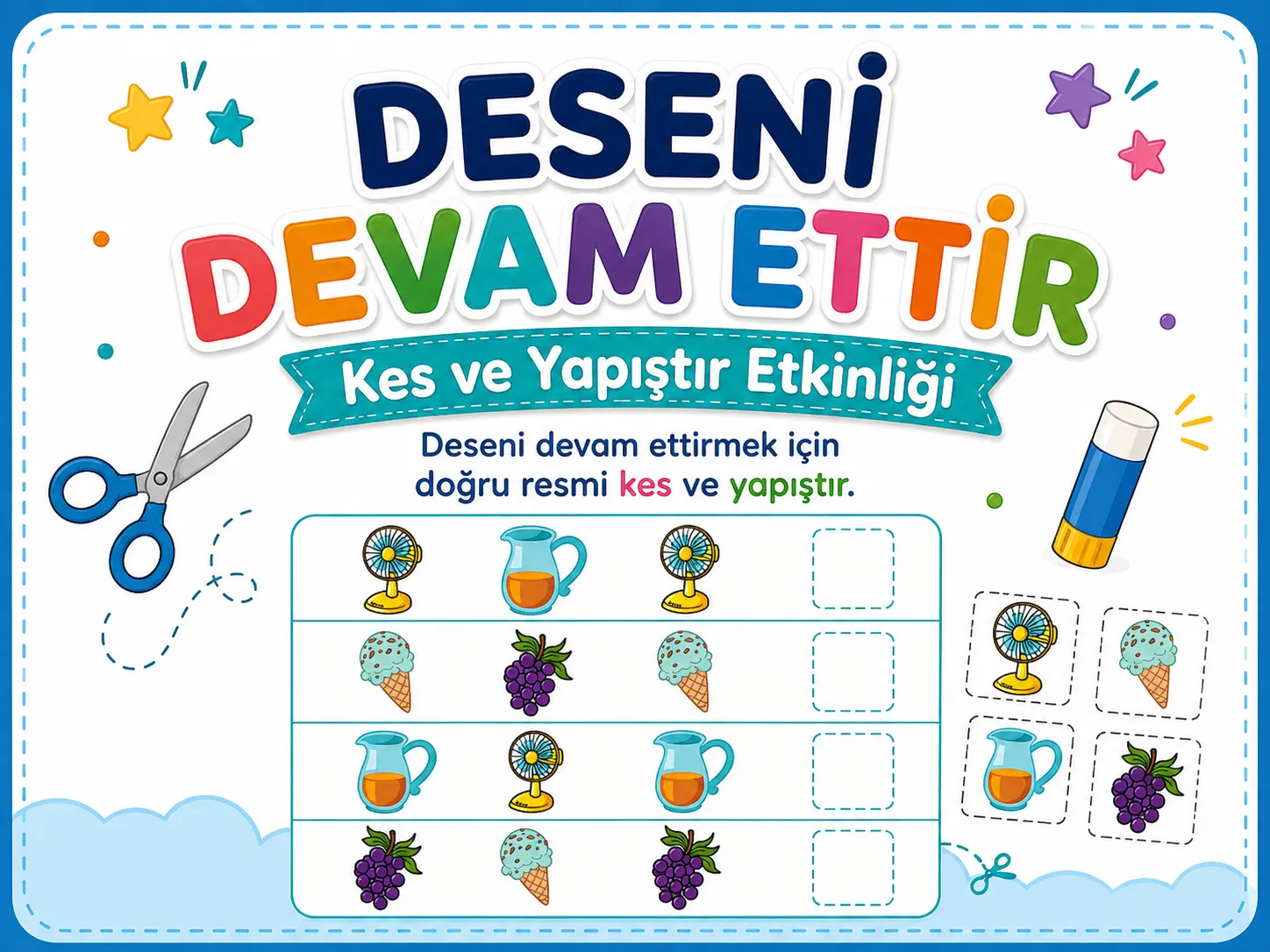 Deseni Bul ve Tamamla Etkinliği 36