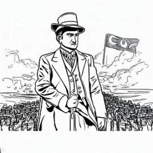 10 Kasım Atatürk’ü Anma Günü boyama sayfası,  coloring page, 10 Kasım Atatürk’ü Anma Günü 20, 