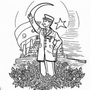 10 Kasım Atatürk’ü Anma Günü boyama sayfası,  coloring page, 10 Kasım Atatürk’ü Anma Günü 3, 