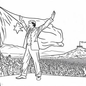 19 Mayıs Atatürk’ü Anma, Gençlik ve Spor Bayramı boyama sayfası,  coloring page, 19 Mayıs Atatürk’ü Anma, Gençlik ve Spor Bayramı 14, 