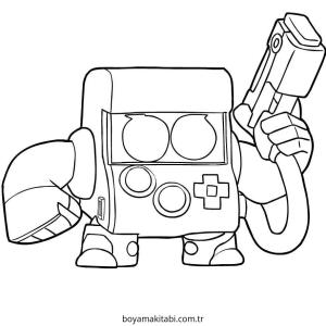 8 Bit boyama sayfası – yaratıcılık, eğlenceli etkinlik