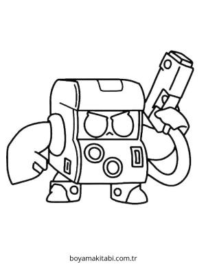 8 Bit boyama sayfası – kolay boyama, eğitici aktivite