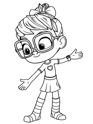 Abby Hatcher boyama sayfası,  coloring page, Abby, 