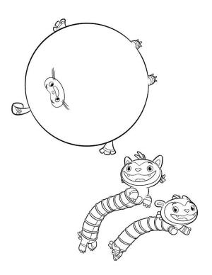 Abby Hatcher boyama sayfası,  coloring page, Mo Bo Teeny Terry, 