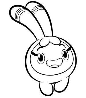 Abby Hatcher boyama sayfası,  coloring page, Abby Hatcher’dan Squeaky Peeper, 