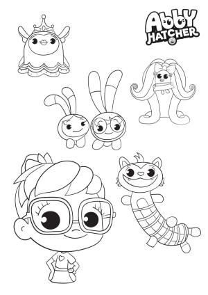 Abby Hatcher boyama sayfası,  coloring page, Abby Hatcher Ücretsiz Yazdırılabilir, 