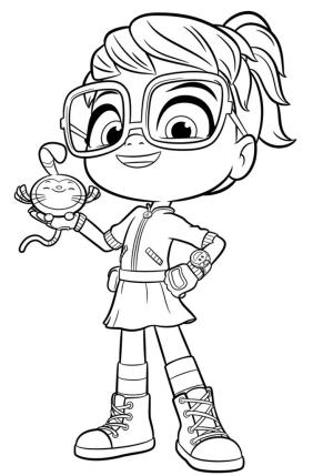 Abby Hatcher boyama sayfası,  coloring page, Abby Hatcher, 