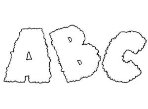 ABC boyama sayfası,  coloring page, çok Güzel ABC, 