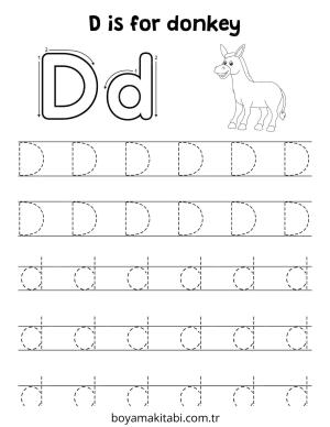 ABC boyama sayfası – renkli çizimler, okul öncesi