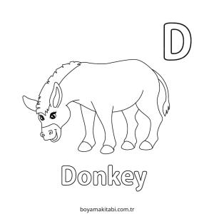 ABC boyama sayfası – okul öncesi, evde etkinlik