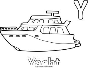 ABC boyama sayfası – el becerilerini geliştirir, boyama çalışması