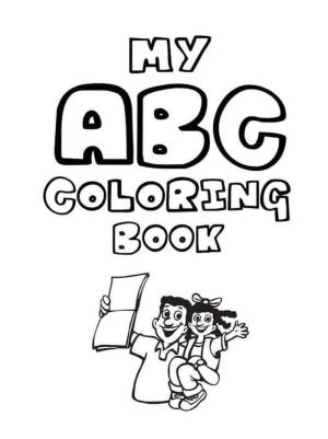 ABC boyama sayfası,  coloring page, Boyama Kitabı ABC, 