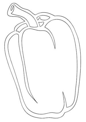 Acı Biber boyama sayfası,  coloring page, Harika Biber, 