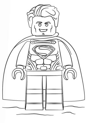 Adalet Birliği (Justice League) boyama sayfası,  coloring page, Lego DC Süpermen, 