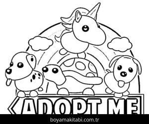 Adopt Me boyama sayfası 48974,  coloring page, 