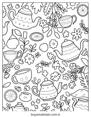 Aesthetic boyama sayfası – PDF indir, sevimli karakter