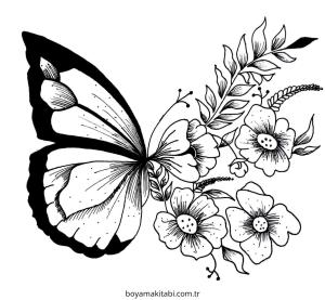 Aesthetic boyama sayfası – ücretsiz yazdır, boyama etkinliği