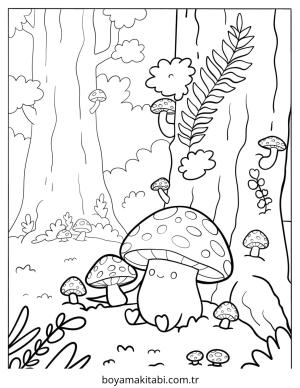 Aesthetic boyama sayfası – yaratıcılık, eğlenceli etkinlik