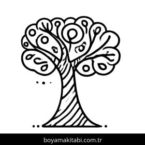 Ağaç boyama sayfası 49030,  coloring page, 