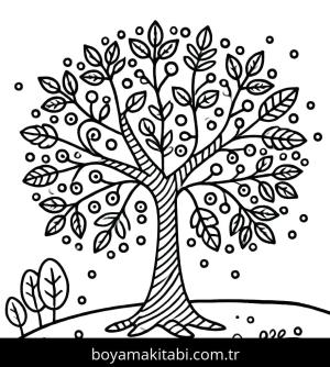 Ağaç boyama sayfası 49014,  coloring page, 