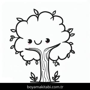 Ağaç boyama sayfası 49017,  coloring page, 