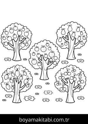 Ağaç boyama sayfası 49026,  coloring page, 