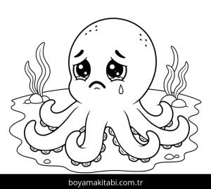 Ahtapot boyama sayfası 49066,  coloring page, 