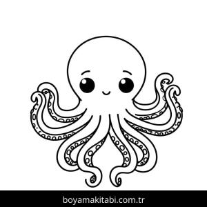 Ahtapot boyama sayfası 49068,  coloring page, 