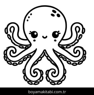 Ahtapot boyama sayfası 49087,  coloring page, 