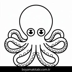 Ahtapot boyama sayfası 49072,  coloring page, 