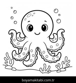 Ahtapot boyama sayfası 49098,  coloring page, 
