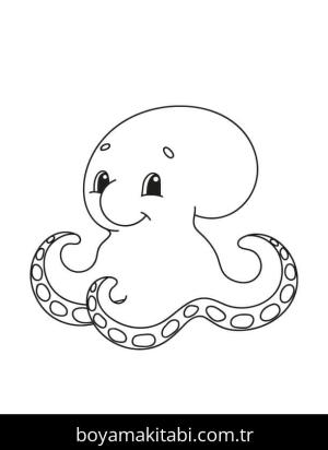 Ahtapot boyama sayfası 49084,  coloring page, 