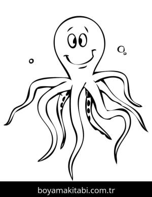 Ahtapot boyama sayfası 49063,  coloring page, 