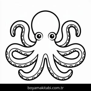 Ahtapot boyama sayfası 49078,  coloring page, 