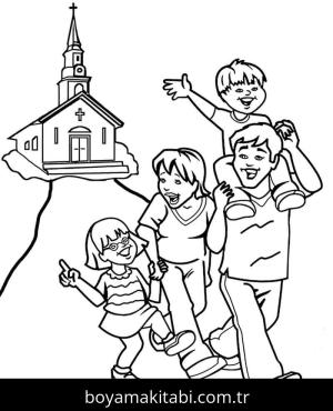 Aile boyama sayfası 49141,  coloring page, 