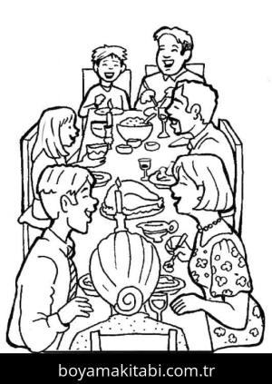 Aile boyama sayfası 49154,  coloring page, 