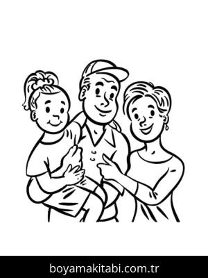 Aile boyama sayfası 49169,  coloring page, 