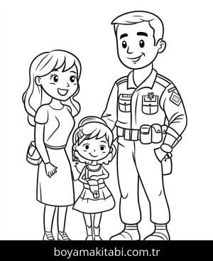 Aile boyama sayfası 49166,  coloring page, 