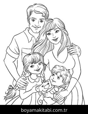 Aile boyama sayfası 49162,  coloring page, 