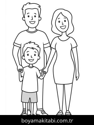 Aile boyama sayfası 49140,  coloring page, 