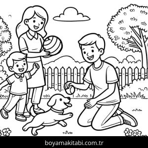 Aile boyama sayfası 49142,  coloring page, 