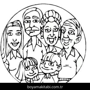 Aile boyama sayfası 49163,  coloring page, 