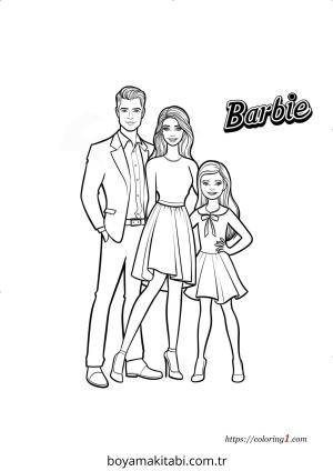 Aile boyama sayfası – boyama çalışması, yaratıcılığı geliştirir