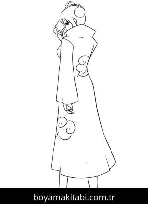 Akatsuki boyama sayfası – evde etkinlik, ücretsiz yazdır