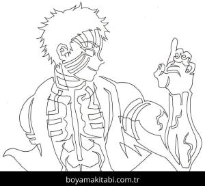 Akaza boyama sayfası – yaratıcılığı geliştirir, keyifli zaman