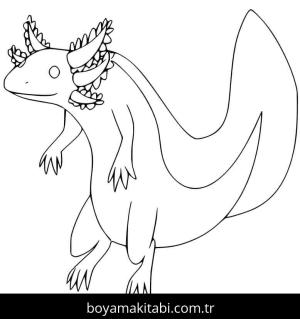 Aksolotl boyama sayfası 49204,  coloring page, 