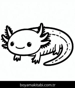 Aksolotl boyama sayfası 49208,  coloring page, 