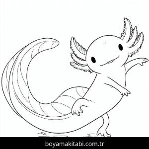 Aksolotl boyama sayfası 49187,  coloring page, 