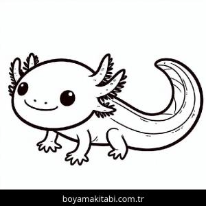 Aksolotl boyama sayfası 49193,  coloring page, 