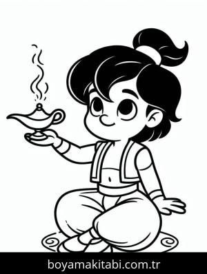 Alaaddin boyama sayfası 49235,  coloring page, 